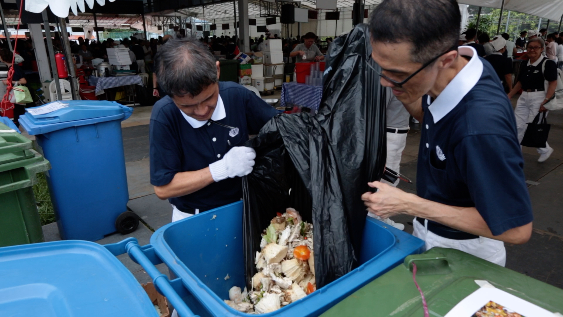 Recycling of food waste collected from a Green Charity Fair